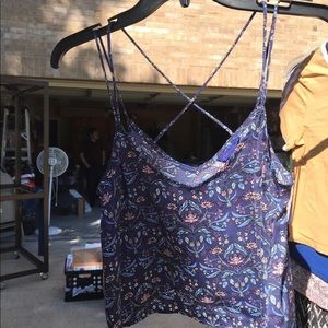 Tank top crossed back